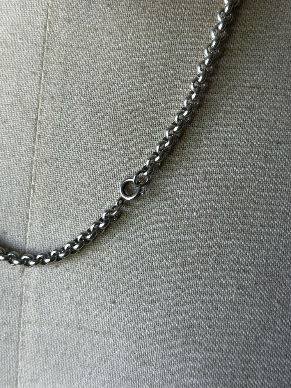 Sterling Silver Rolo Chain 24” - Picture 4 of 5
